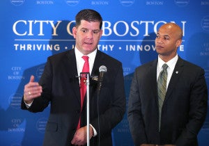 Mayor Marty Walsh and Chief of Economic Development John Barros talk about GE choosing Boston for it's new corporate headquarters. 