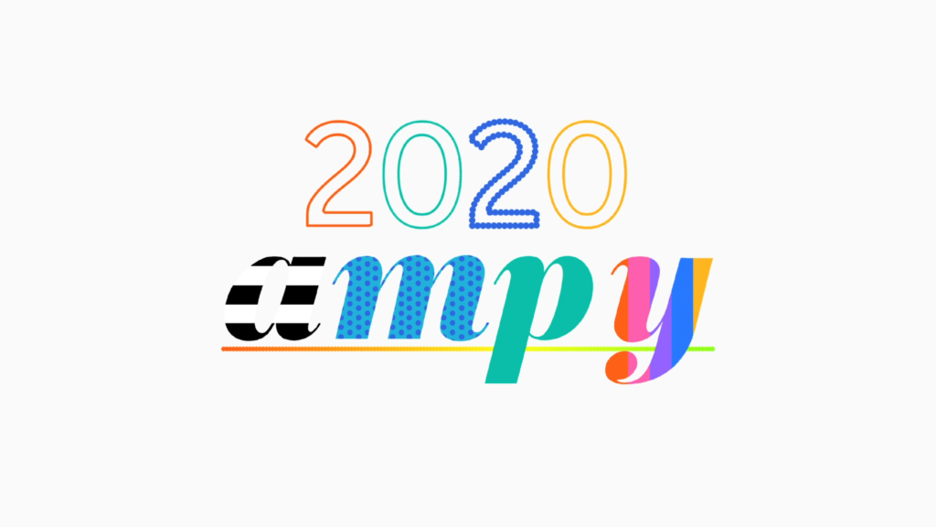 A colorful graphic that reads "2020 ampy"