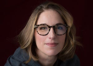 Jessica Lahey, wearing glasses with her hair down in a headshot