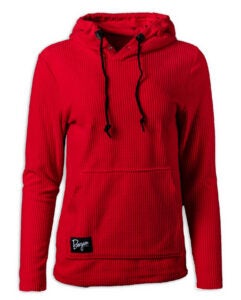 A red hoodie