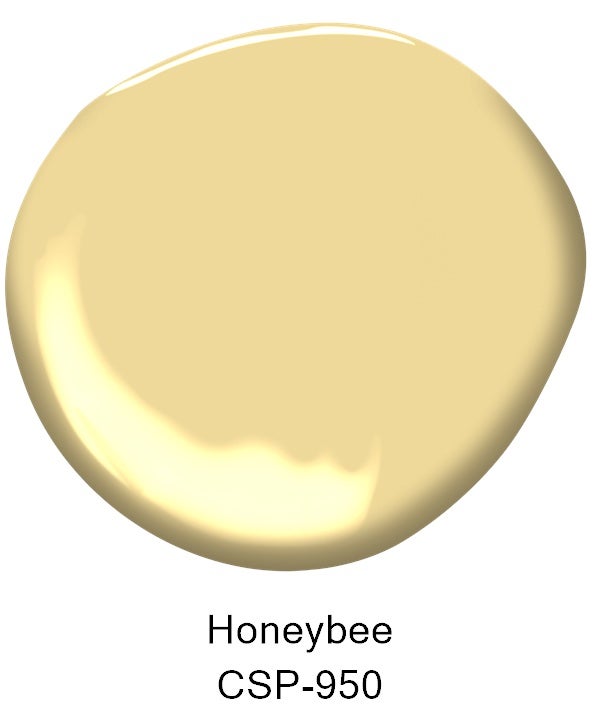 Honeybee is a pastel yellow.