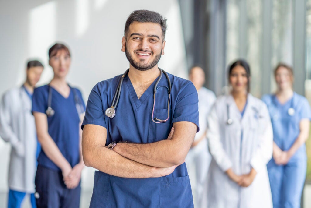 Group of nurses posing for a group picture