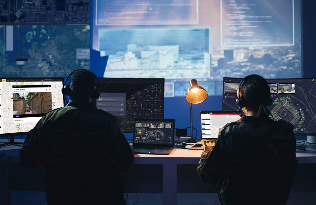 Dispatchers working on their computers 